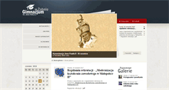 Desktop Screenshot of gimnazjum.zabno.com